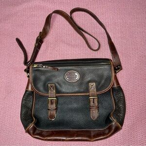 Roots Canada genuine Leather Bag messenger bag